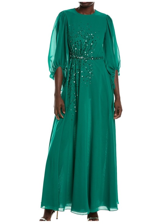Sachin + Babi Dresses & Skirts - NWT Sachin + Babi Bianca Green Sequin Gown